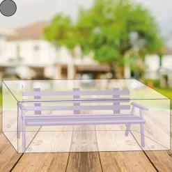 Abdeckhaube Fur 3-Sitzer Gartenbank 170X100X70Cm Anthrazit