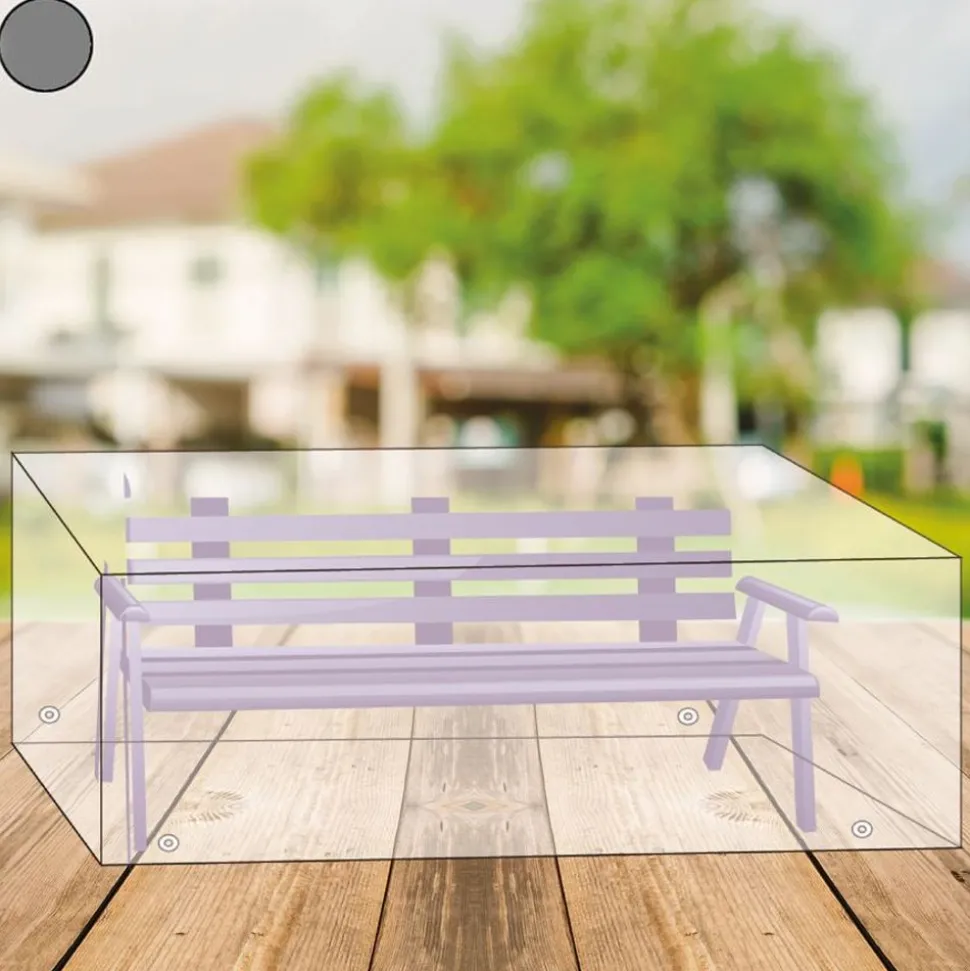 Abdeckhaube Fur 3-Sitzer Gartenbank 170X100X70Cm Anthrazit