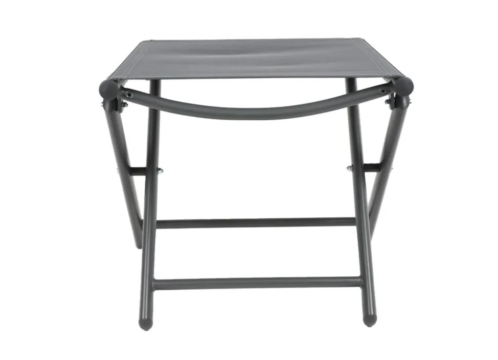 Alu-Klapphocker Mit Textilene-Sitzflache 47,5X41X44Cm Anthrazit