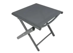 Alu-Klapphocker Mit Textilene-Sitzflache 47,5X41X44Cm Anthrazit