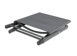 Alu-Klapphocker Mit Textilene-Sitzflache 47,5X41X44Cm Anthrazit