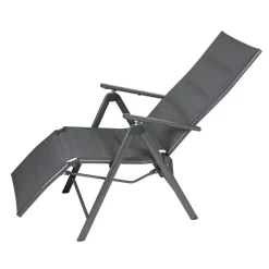 Alu-Relaxsessel 58X72X112Cm Anthrazit
