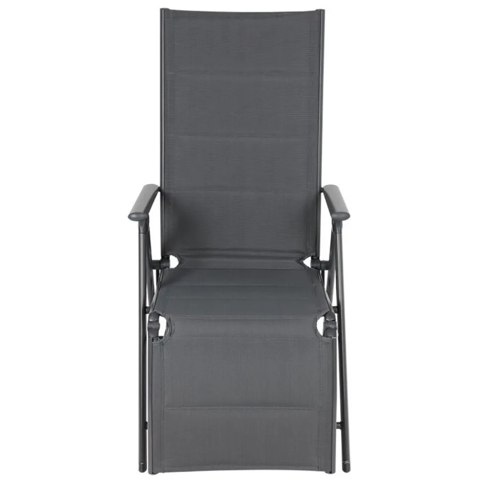 Alu-Relaxsessel 58X72X112Cm Anthrazit