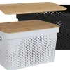Aufbewahrungsbox Mit Bambus-Deckel 17L