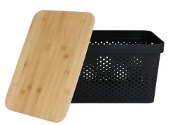 Aufbewahrungsbox Mit Bambus-Deckel 17L