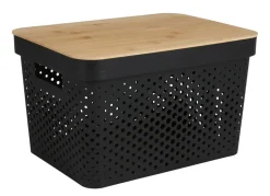 Aufbewahrungsbox Mit Bambus-Deckel 17L