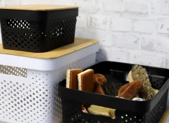 Aufbewahrungsbox Mit Bambus-Deckel 11L