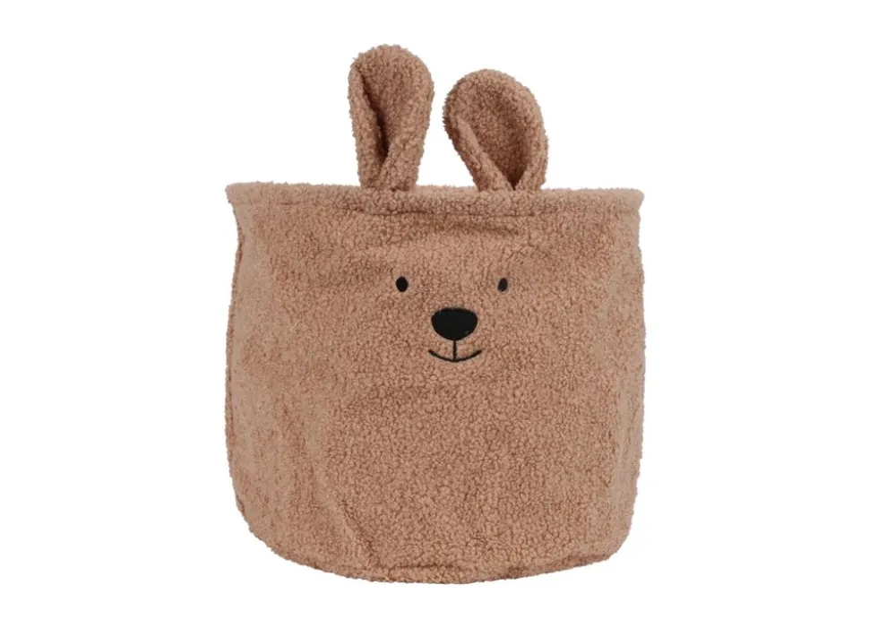 AufbewahrungsKörbe Aus Teddystoff 3Er-Set Braun