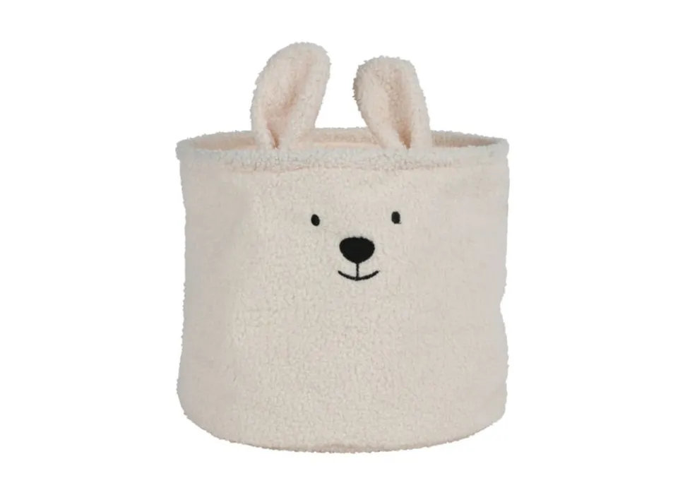 AufbewahrungsKörbe Aus Teddystoff 3Er-Set Beige