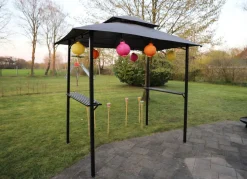 Bambus-Fackel Mit Glaseinsatz Und Bunter Wachsfullung 77Cm