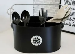 Besteckhalter Black-Line Aus Metall 28X13X19Cm