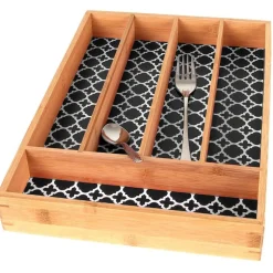 Besteckkasten Aus Bambus 35X5X25Cm