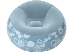 Bestway #75052 Aufblasbarer Sessel Inflate-A-Chair Blau Mit Print