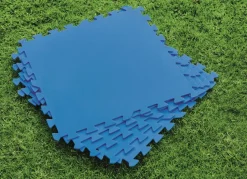 Bestway #58220 Bodenschutzplatten Fur Aufstellpools 50X50Cm 9Er-Set Blau