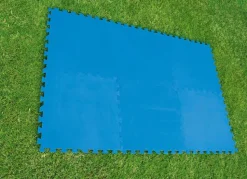 Bestway #58220 Bodenschutzplatten Fur Aufstellpools 50X50Cm 9Er-Set Blau