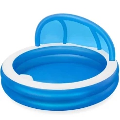 Bestway #54337 Family Pool Summer Days Mit Sonnenschutzdach 241X140Cm
