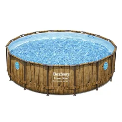 Bestway #56725 Power Steel Swim Vista Series Ii Pool Komplett-Set 488X122Cm