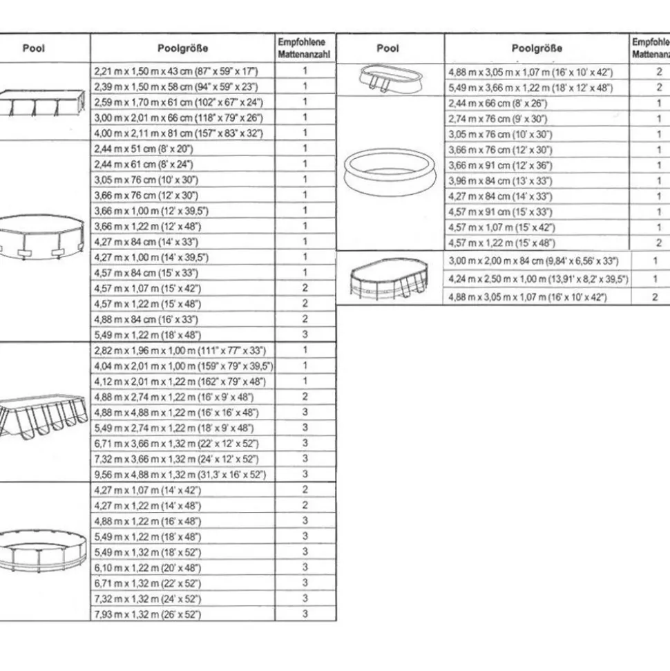 Bestway #58423 Solar-Pool-Heizmatte