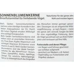 Bird'S Garden Sonnenblumenkerne 10Kg