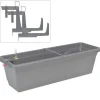 Blumenkasten-Set Extra Line 59Cm Steingrau