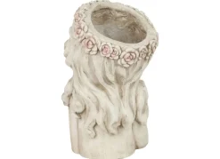 Blumentopf Madchen Mit Blumenkranz Design 2