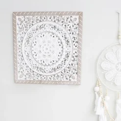 Boho-Wanddekoration Aus Holz 30Cm
