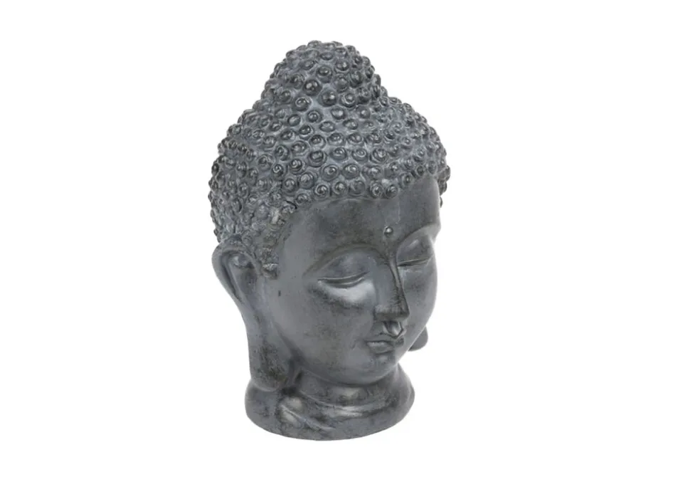 Buddha Deko-Kopf Aus Magnesia Klein 15X15X24Cm