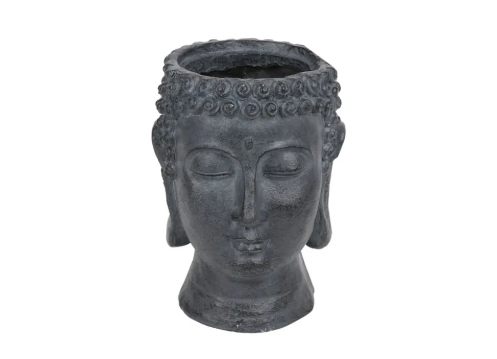 Buddha Pflanztopf Aus Magnesia Klein 17,5X17,5X21Cm