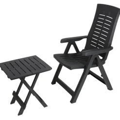 Camping-Klapptisch Adige Anthrazit