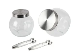 Candybar 4Er-Set 470Ml Und 650Ml Glas Mit 2 Zangen