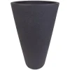 Capri Pflanztopf Rund 40Cm Anthrazit