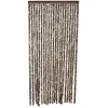 Chenille-Flauschvorhang 90X200Cm Beige/Braun