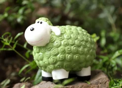Dekofigur Mini-Schaf Grun