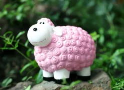 Dekofigur Mini-Schaf Rosa