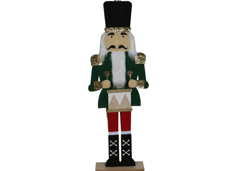 Deko-Figur Nussknacker Aus Filz 90Cm Grun