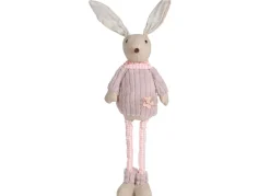 Deko-Hase Mit Teleskopbeinen 110Cm Rosa