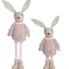Deko-Hase Mit Teleskopbeinen 70Cm Rosa