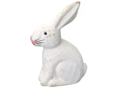 Deko-Hasen White Washed Aus Holz 3-Teilig
