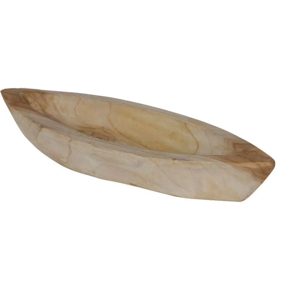 Deko-Holzschale Kano Aus Teak 38,5X13X5,5Cm