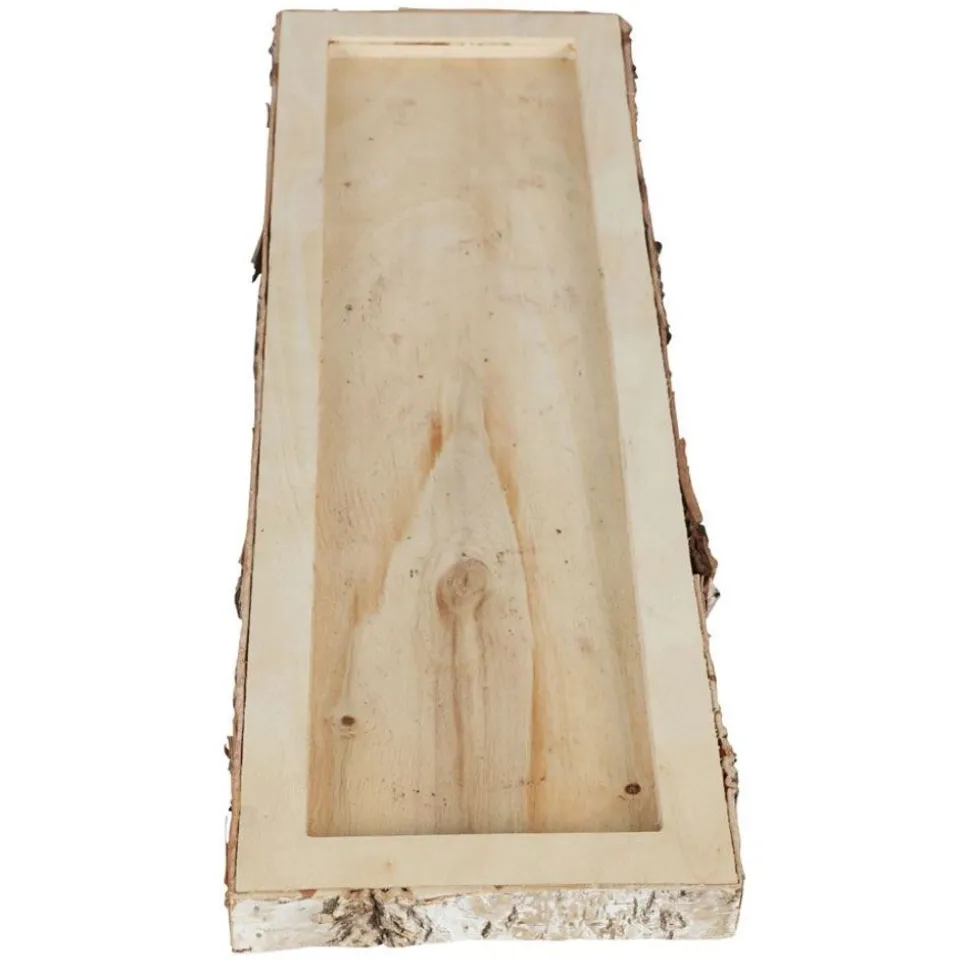 Deko-Holztablett Rechteck 50X15X2,5Cm