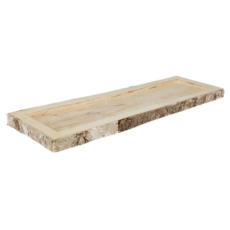 Deko-Holztablett Rechteck 50X15X2,5Cm