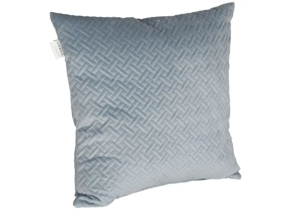 Dekokissen Heaven In Steppoptik 40X40Cm Rauchblau