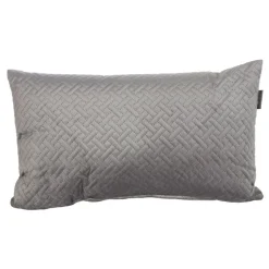 Dekokissen Heaven In Steppoptik 45X25Cm Grau