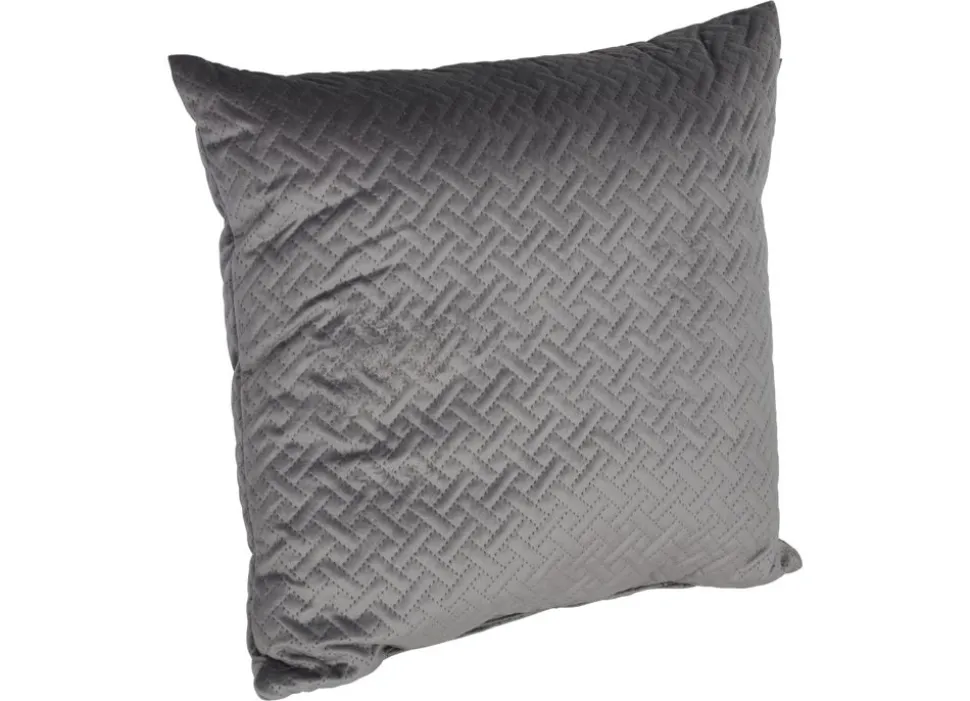 Dekokissen Heaven In Steppoptik 40X40Cm Grau