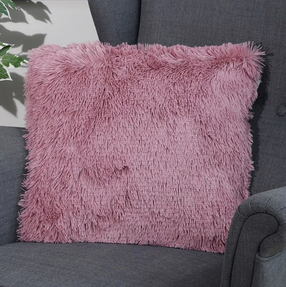 Dekokissen Willi Mit Fransen 45X45Cm Altrosa