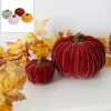 Deko-Kurbis Mit Samtuberzug 16Cm