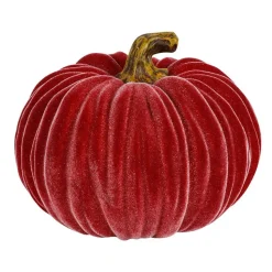 Deko-Kurbis Mit Samtuberzug 16Cm