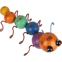 Deko-Raupe Aus Metall Bunt 35X18X21Cm