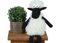 Deko-Schaf Kantenhocker 40Cm Schwarz/Weis