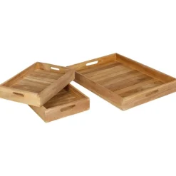 Deko-Tablett Aus Holz 39X5X28,5Cm